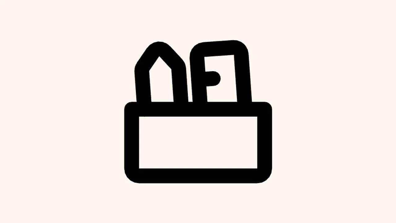 Animated toolbox illustration